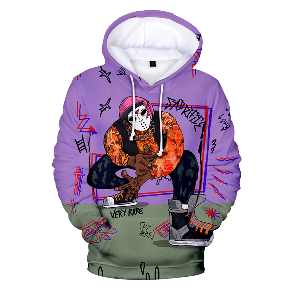 

SKI MASK THE SLUMP GOD Hoodie Sweatshirt Men/women 3D Cool Rapper Hip Hop Fashion Boys/girls Streetwear Personality