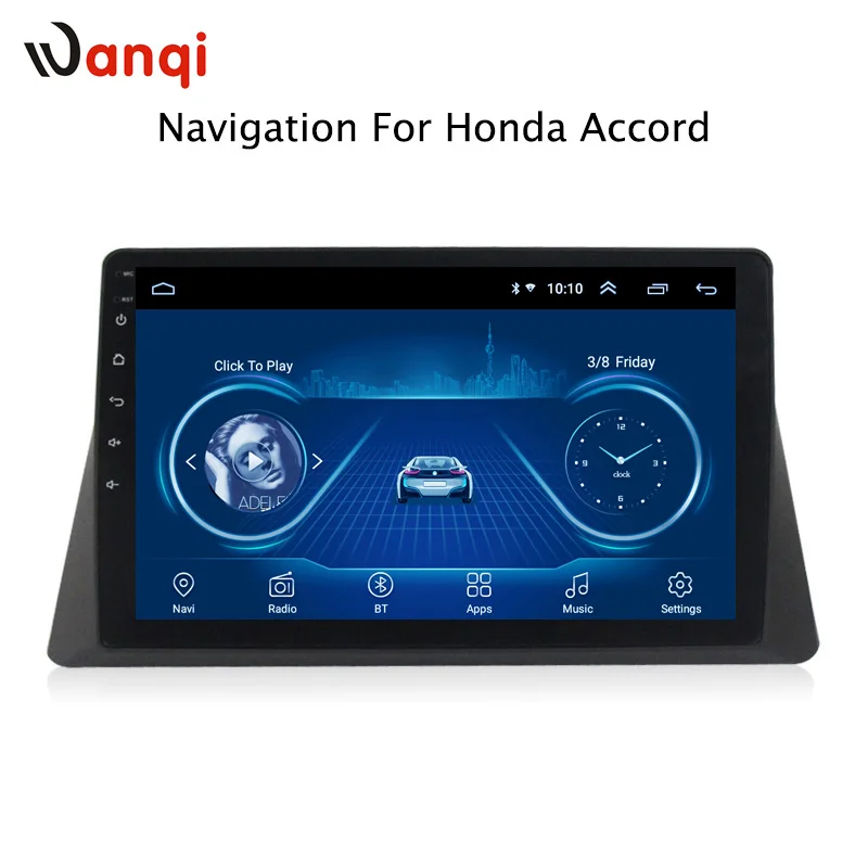 10 1 дюймовый автомобильный GPS навигатор wanqi 8 для Honda accord 2008 2013 с поддержкой стерео