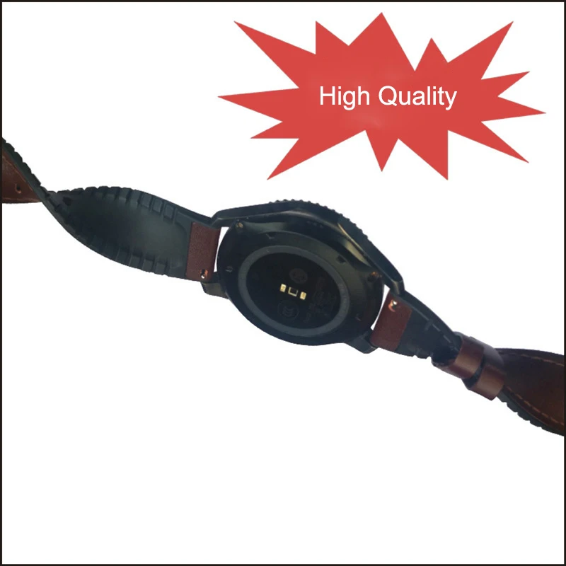 

22mm smartWatch strap wrist band switch ear wristband Silicone + leather Soft breathable for samsung huawei watch2