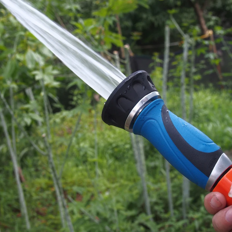 

Garden Water Guns Hose Nozzle Head Handheld Pressurized Adjustable Irrigation Car Washing Yard Water Sprayer Pipe Tube Nozzle