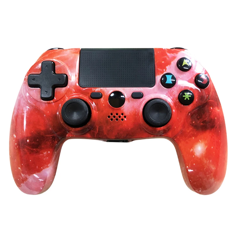 K ISHAKO 1 шт./2 шт. беспроводной Bluetooth 4,0 для playstation игр ps4 DualShock4 геймпад playstation 4 ДЖОЙСТИК компьютер звезда красный - Цвет: Star Red