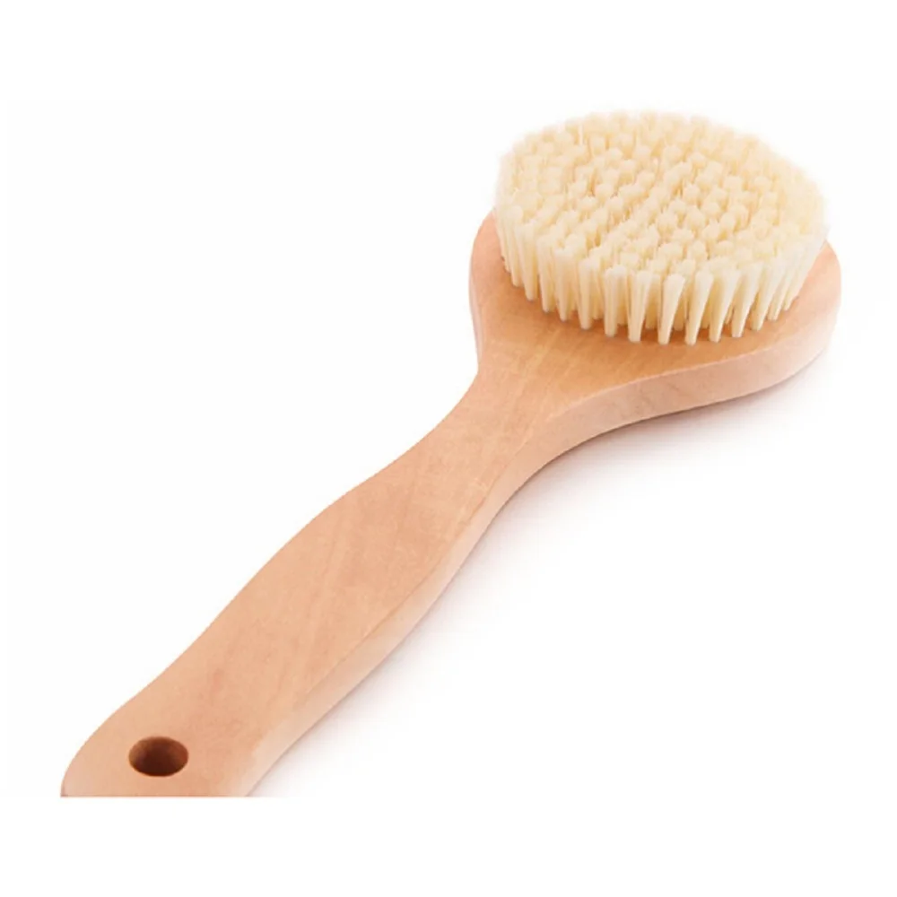 

Bath Shower Brush Body Brush with Long Wooden Handle
