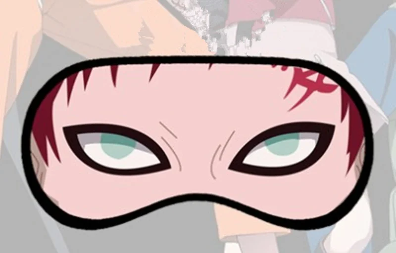 Аниме Шаринган маска для глаз удзумаки Саске Итачи Гаара 4 шт. модная косплей