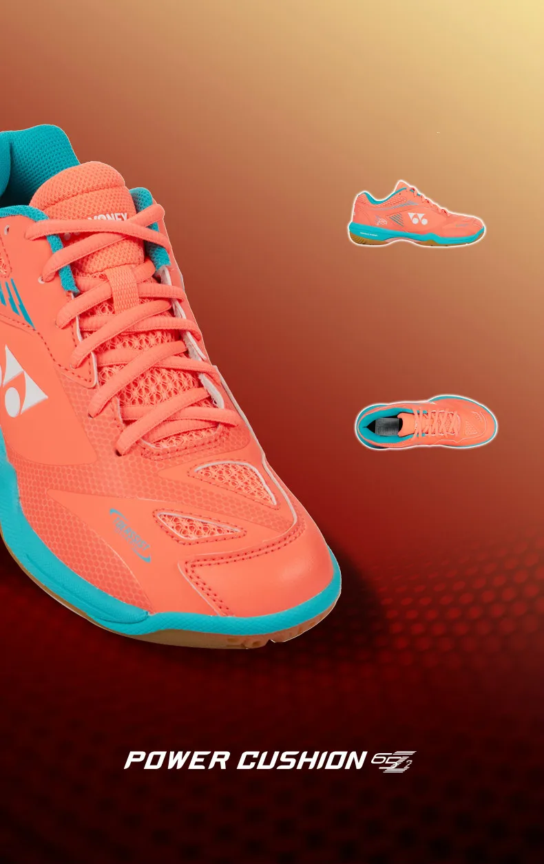 Оригинальные женские туфли для бадминтона Yonex дышащие спортивные теннисные