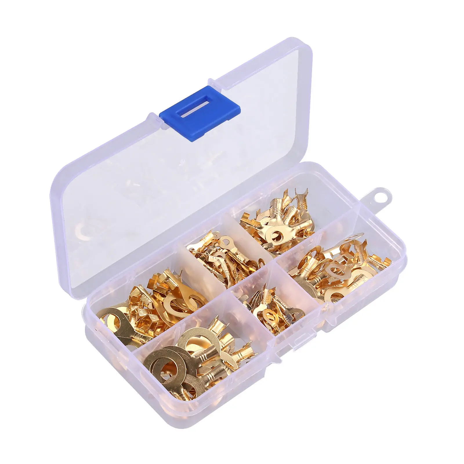 

150pcs/set Connector Assorted Brass Copper Crimp Wire Terminals 6 Kinds
