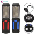 USB зарядка3 * AA 36 + 5LED Магнитный ручной фонарик для работы аварийный инспекционный Рабочий фонарь светильник на крючке