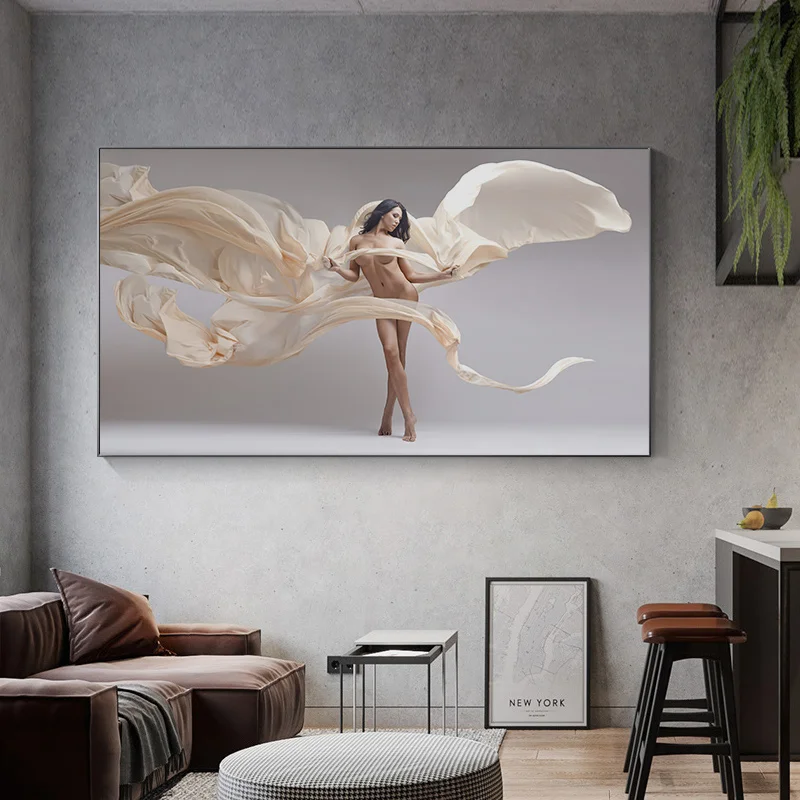 Скандинавская танцевальная девушка сексуальные плакаты и принты художественное