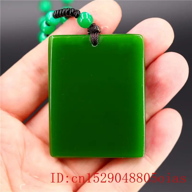 Зеленый нефритовый Будда Кулон Ювелирное Украшение для женщин модные