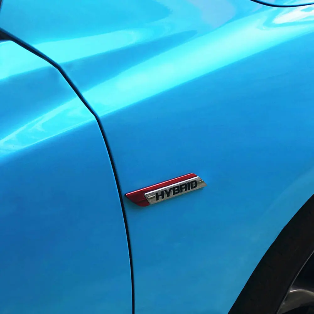 DSYCAR 1Pair Personalized 3D Car Stickers Metal HYBRID Badge Decoration Univesal For Most Cars | Автомобили и мотоциклы