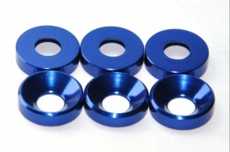 M2/M2.5/Φ алюминиевая шайба красочная анодированная Бриллиантовая прокладка для