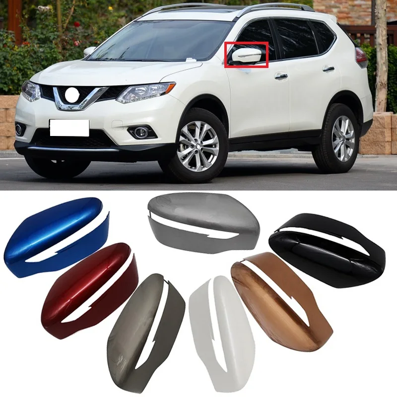 Фото Yasong для Nissan X-Trail Murano Qashqai 14-19, крышки боковых зеркал, хромированная крышка дверного зеркала, высококачественный корпус, капот №1