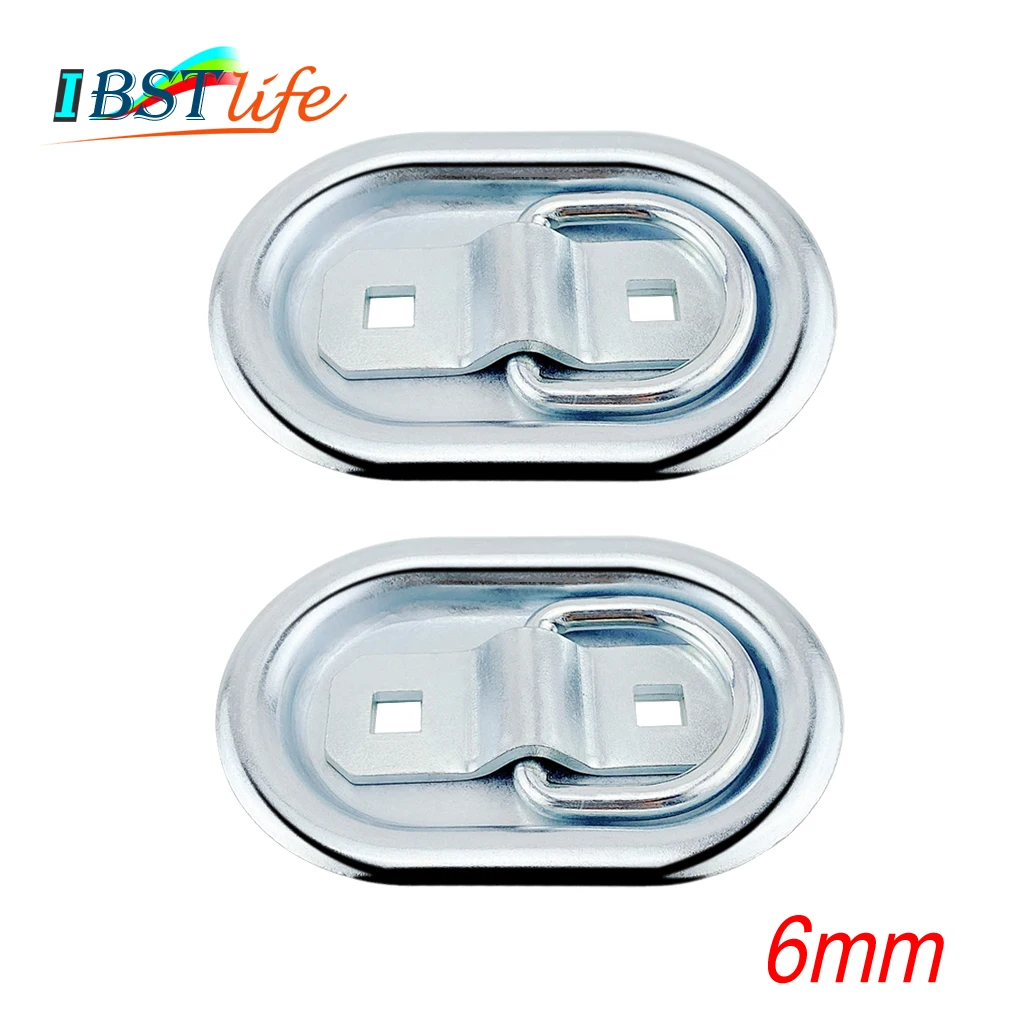 

2x6 мм однотонный стальной крепежный ремень с D-образным кольцом, веревочный ремешок, точечный якорь, складная подставка для прицепов, фургон...