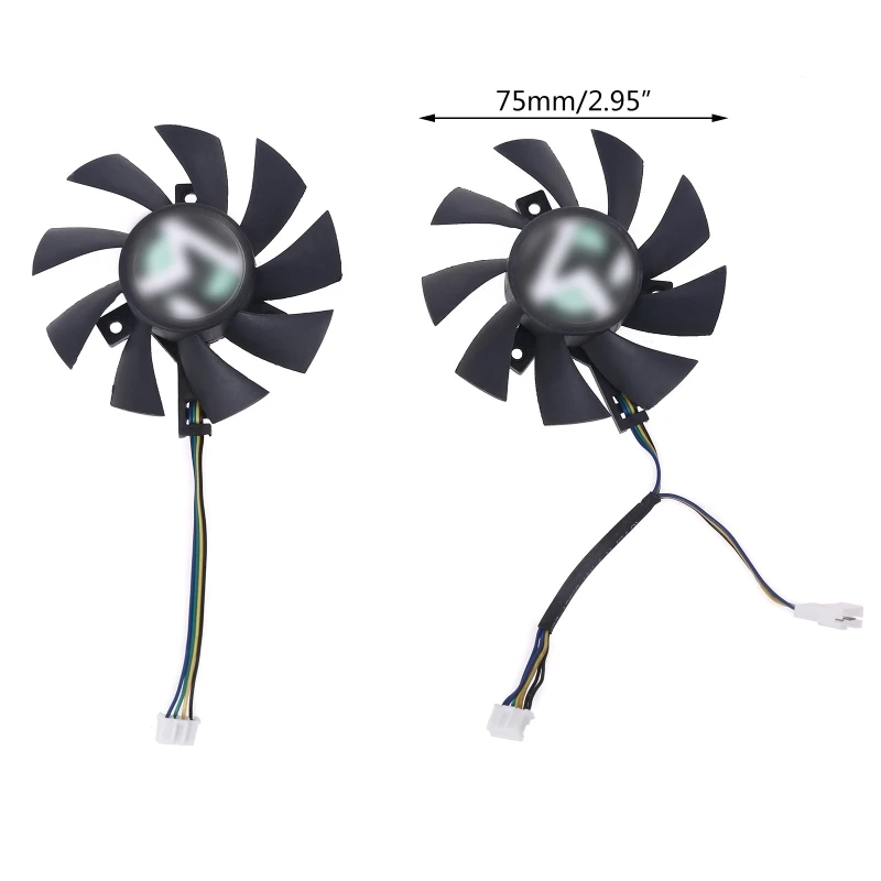 Вентилятор охлаждения для графической карты 75 мм RX570 GT710 730 GPU вентилятор MAXSUN RX 570