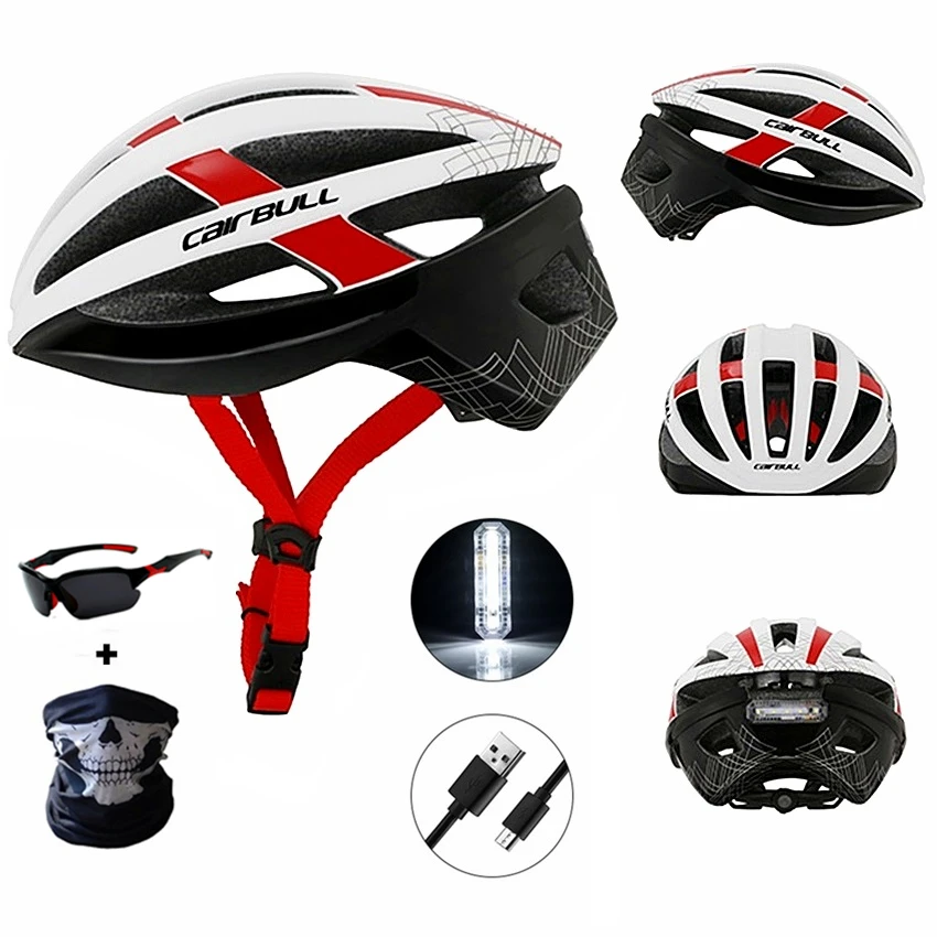 

Cairbull велосипедные шлемы гоночный дорожный шлем для езды на мотоцикле с безопасной фонарь Для мужчин Для женщин Для мужчин на открытом возду...