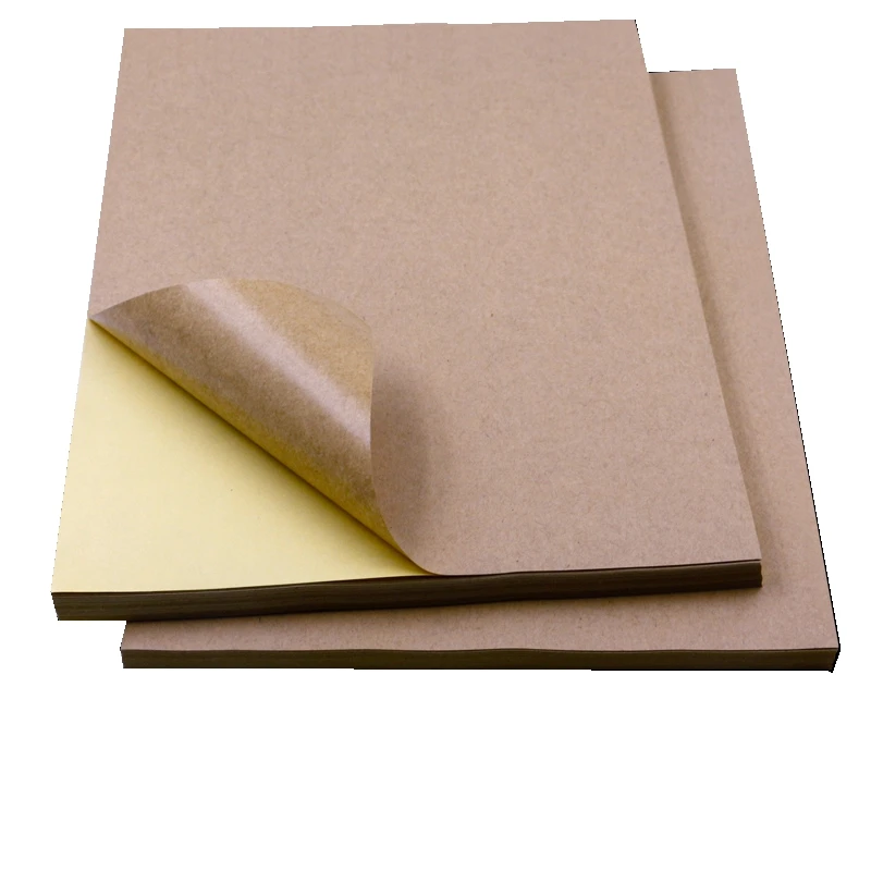 Клейкая бумага для печати A4 струйная Лазерная клейкая пустая матовая книжка