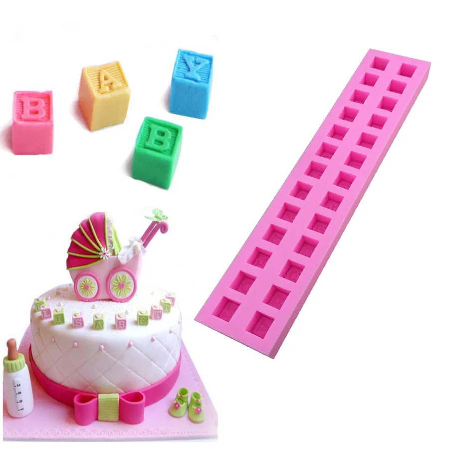 

New 3D Letter Cartoon Liquid Silicone Sugar Cake Mould M059