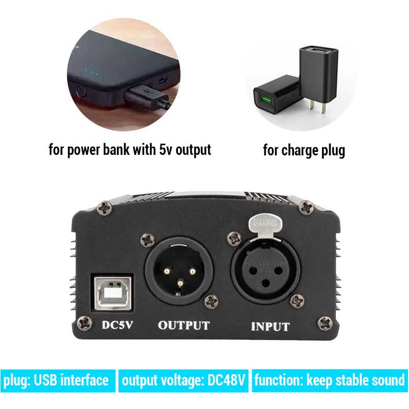 USB фантомное питание для студийного микрофона bm 800 аудиоинтерфейс bm800
