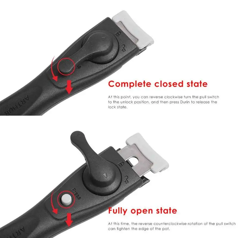 Черная искусственная ручка зажим запасной горшок Stockpot Универсальная съемная