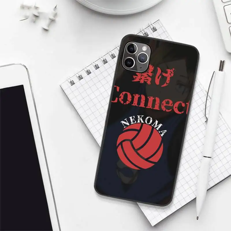 

HAIKYUU!! School badge style Phone Case for iPhone 7 8 11 12 Pro X XS XR Samsung A S 6 7 9plus 10plus 21s 71