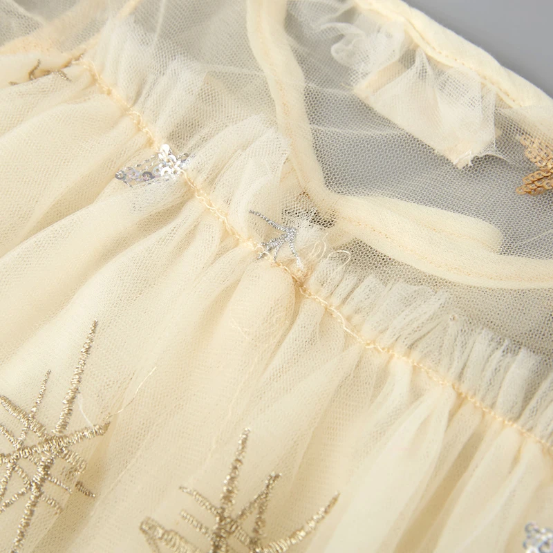 Bear Leader/Детское платье для девочек Новые летние платья принцессы с вуалью Платье