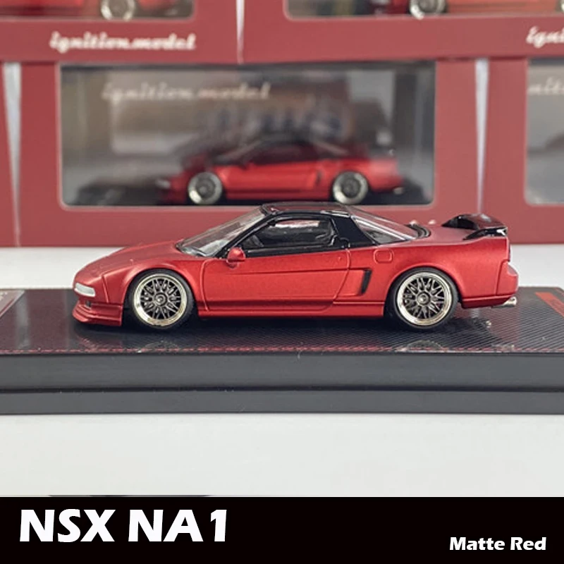 IG 1/64 Honda NSX NA1 модель автомобиля из сплава литой металлический дисплей