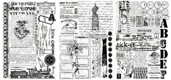 Бумажные стикеры Chzimade с ретро рисунком для творчества скрапбукинга Счастливого