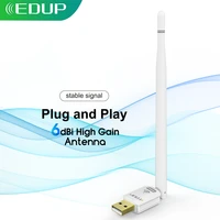 edup 150mbps usb wifi adapter and play wireless wi fi network card antenna 802 11 abgn lan for windows driver free edup