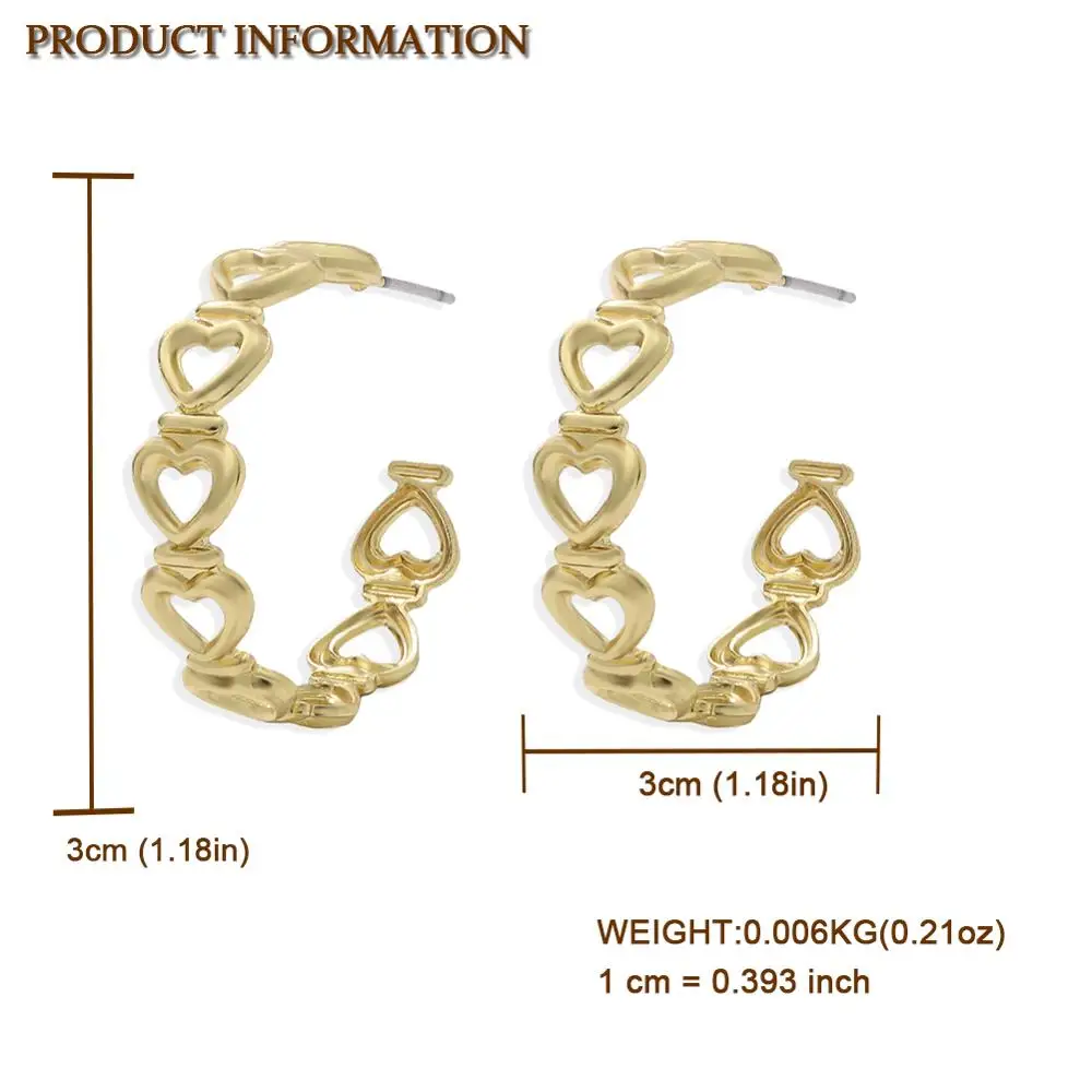 

Girlgo Golden Metal Drop Earrings For Women Charm 2020 New Trend Trendy Elegant Gilded Dangle Earring Wedding Gifts Jewelry