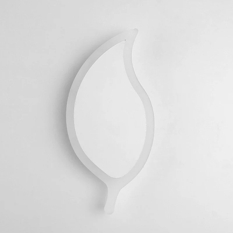 New-11W простой светодиодный настенный светильник в форме листа для спальни