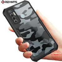 rzants for tecno camon 17 case hard camouflage beetle shockproof slim crystal clear cover funda casing