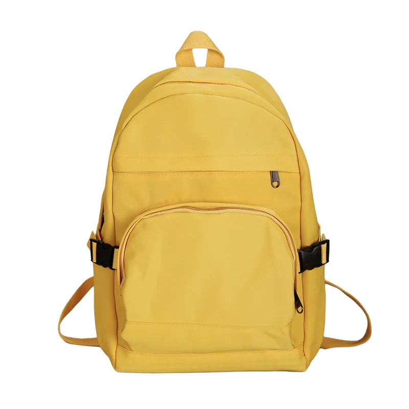 

Campus students pure color leisure waterproof design backpack simple sweet lovely girl student schoolbag
