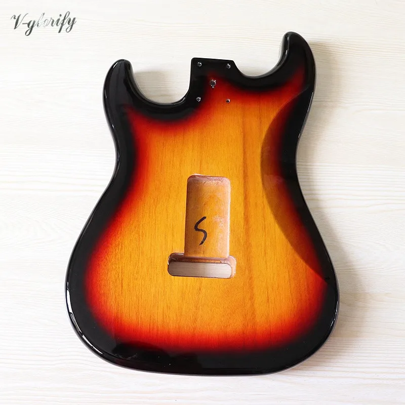 st gitarre körper sunburst strat körper elektrische gitarre körper pappel holz st gitarre barrel gitarre körper diy strat kör
