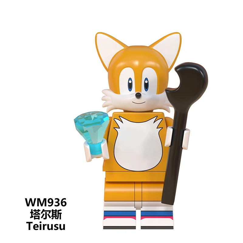 8PCS Set Super Sonic Action Game Figure Shadow Knuckles Girl Snow World Animal The Hedgehog Figures Toys | Игрушки и хобби