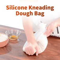 silicone kneading dough bag non stick flour mixing bags food grade soft dough mixer for cooking bread pastry kitchen tools