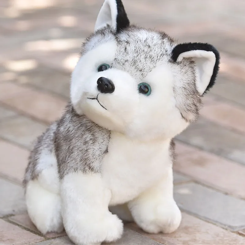 20 см симуляция Хаски Плюшевые игрушки волк собака чучела кукла ребенок Pet