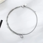 Изысканный браслет с подвеской в виде звезды из кристалла циркония Японский Корейский стиль женский браслет с подвесками ювелирные изделия модный юбилей GTift