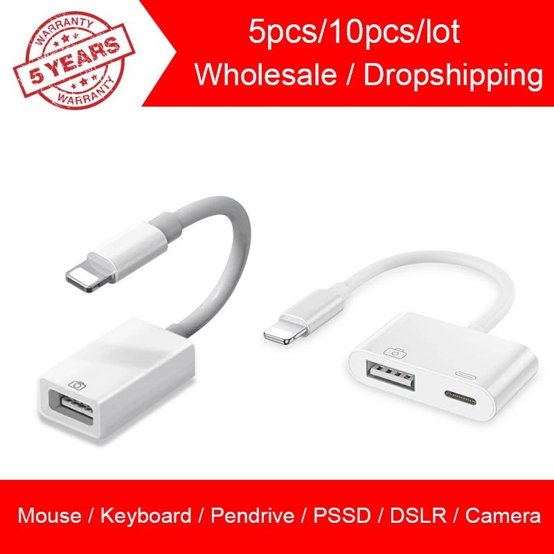 

Переходник USB/камеры OTG, 5 шт./10 шт.