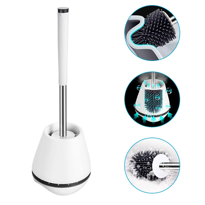 Силиконовая щетка для унитаза напольная настенная Щетка Для Чистки набор