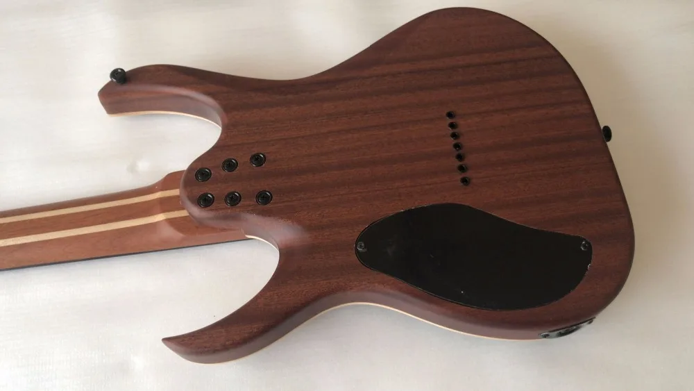 Новая гитара+ блокирующий тюнер+ mayones duvell 7 Струнная Гитара Гриф из черного дерева 5 слойный шейный болт mayones гитара