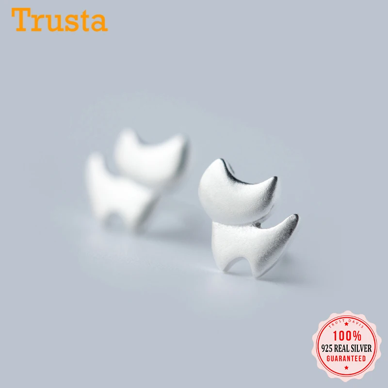 Trustdavis Real 925 Стерлинговое Серебро модные милые миниатюрные симметричная Женская