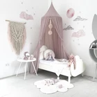 Принцесса Кружева Дети Детская кровать комната Навес Москитная сетка занавеска постельные принадлежности купол палатка