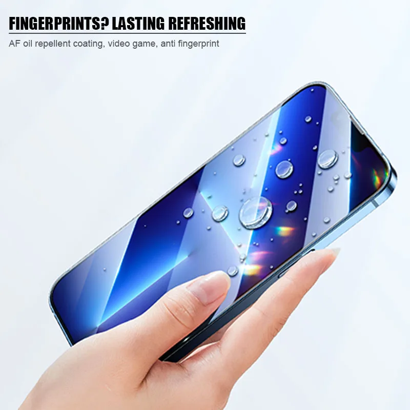 Vidrio Protector para iPhone 13 Pro Max, Protector de pantalla para iPhone 13 Pro 13 Pro Max, Mini vidrio, 3 uds.-4