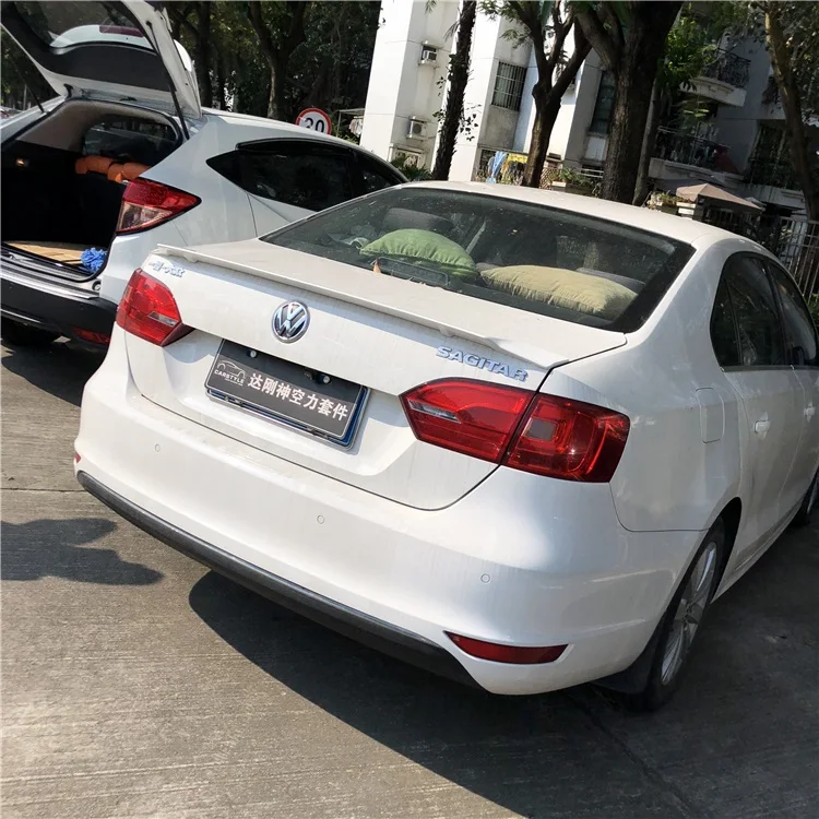 Для 2013 Jetta ABS Материал заднее крыло автомобиля праймер цвет VW задний спойлер для