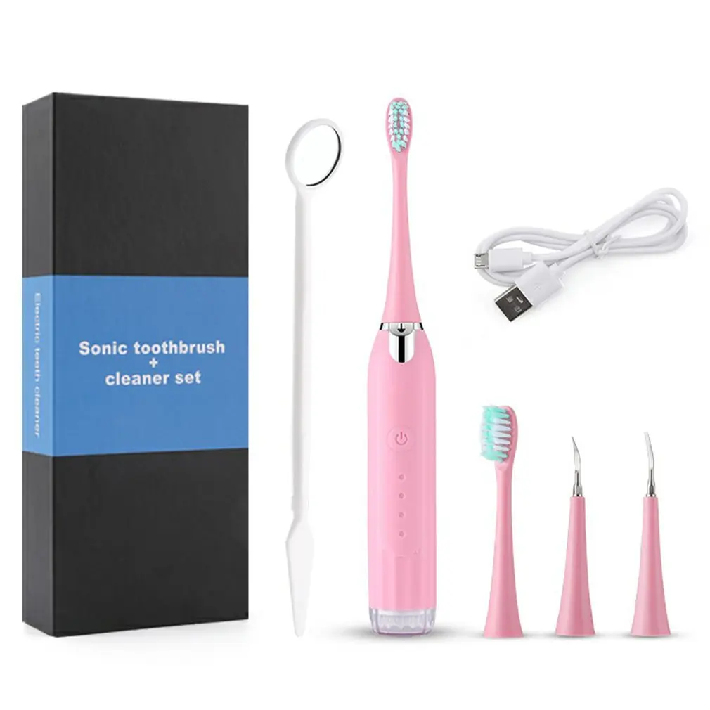 

Electric Portable Sonic Scaler Tooth Calculus Remover Tooth Stains Tartar Tool Dentist Whiten Teeth Health Hygiene white
