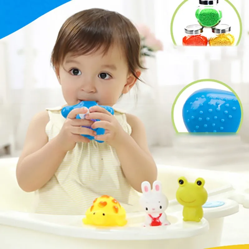

2020 New Lovely Children Bathing Water bath Toy Starfish Baby Sassy Toys Cute Swimming Fun Bath Toys Practical JokesToys