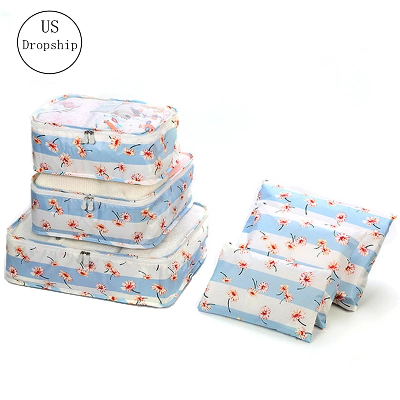 Новый 6 шт./компл. Чемодан Органайзер дорожная сумка чемодан для хранения сумки