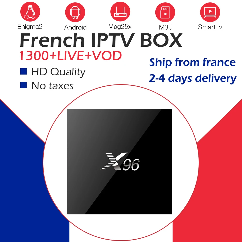 X96W Android 7,1 tv Box+ IP tv Арабский Франция бельгийский IPTV m3u с системой Neo IPTV 1300Live+ 1G/8G 2G/16G Wifi BlueTooth 4K ТВ приставка