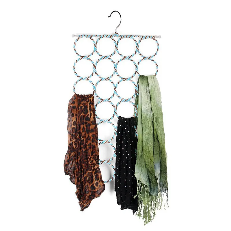 Креативная домашняя Экологичная Бумажная Вешалка из ротанга 28 колец подставка