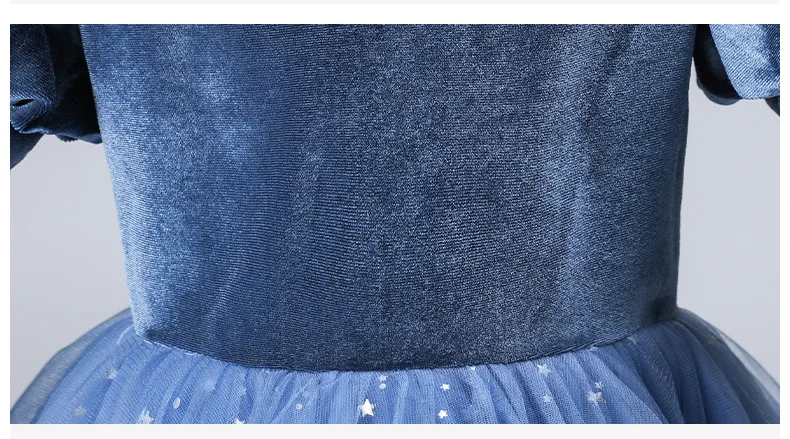

Carnival Elegant Formal Dress new Flower Girls Wedding Evening Clothes Velvet Kids Dresses for Girls Clothing Party Long Gown