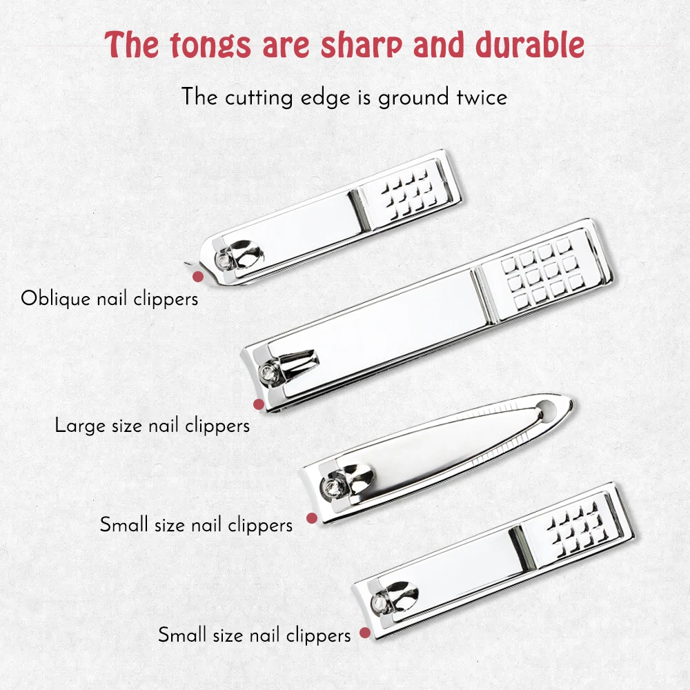 

1set Nail cutter Pedicure Scissors Set Stainless Steel Eagle Hook Portable Manicure Stainless Steel Professional Nail Cutter